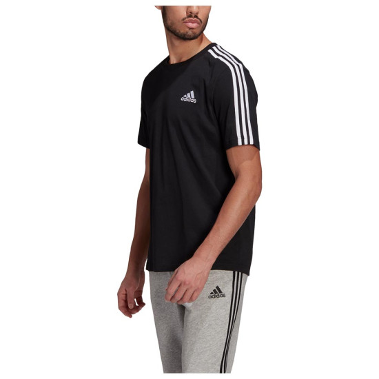 Adidas Ανδρική κοντομάνικη μπλούζα Essentials 3-Stripes Adidas Ανδρική κοντομάνικη μπλούζα Essentials 3-Stripes
